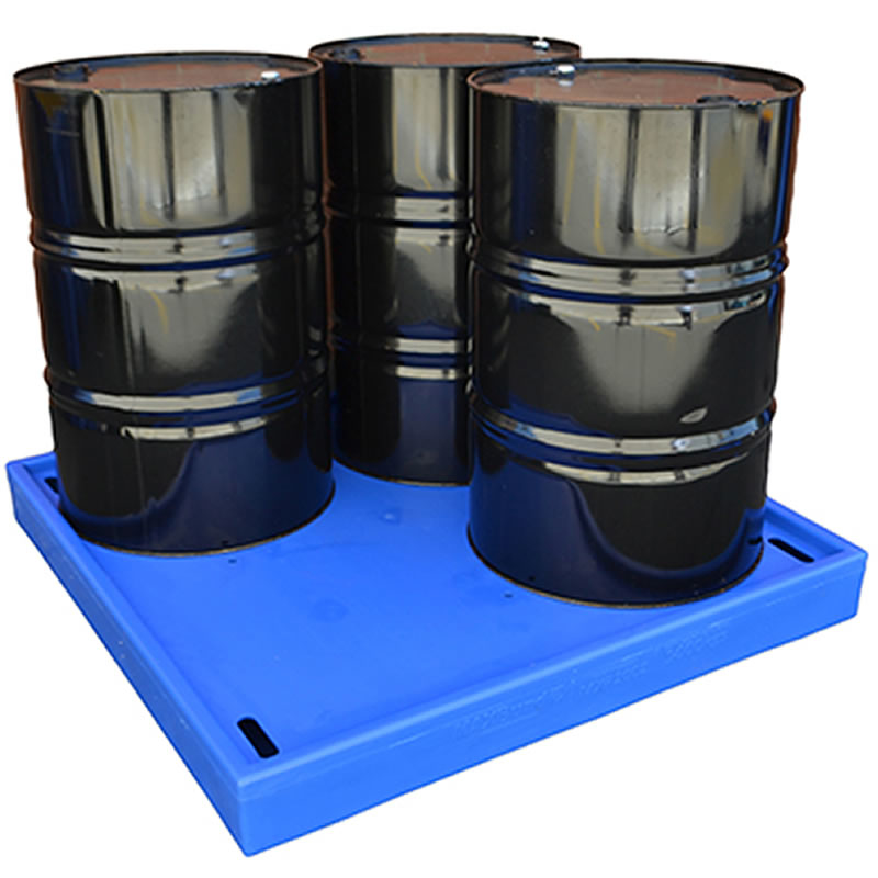 4 Drum Bunded Pallet for 4 x 205 Litre Drum Bunded Pallet Metal